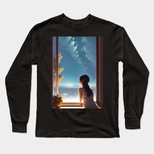 The Girl in the Window Long Sleeve T-Shirt